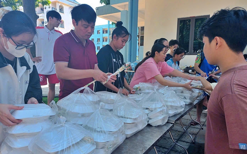 Trường Đại học Sư phạm Thái Nguyên thông tin về an toàn cho sinh viên bị ngập lụt - Ảnh 1.