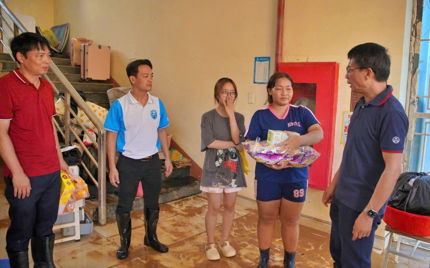 Trường Đại học Sư phạm Thái Nguyên thông tin về an toàn cho sinh viên bị ngập lụt - Ảnh 2.