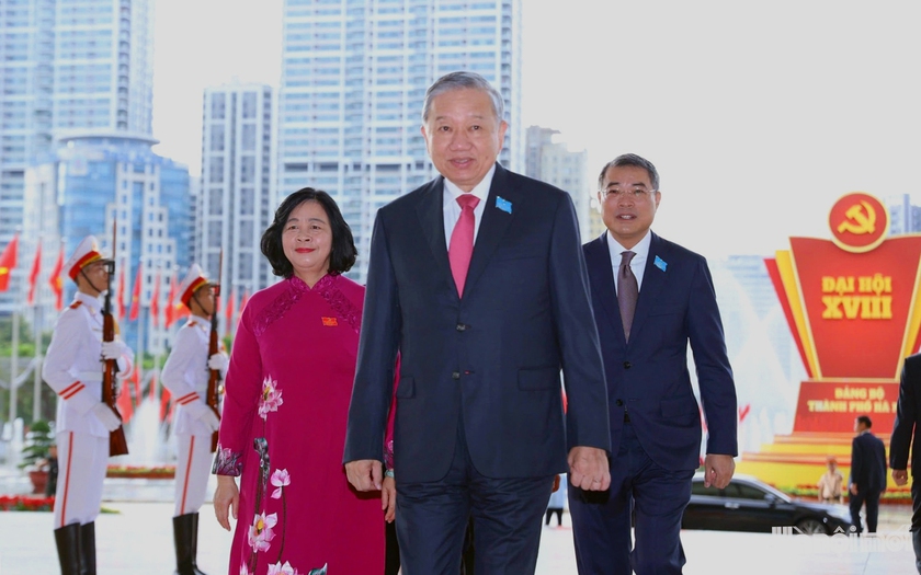 Đại hội đại biểu Đảng bộ thành phố Hà Nội lần thứ XVIII, nhiệm kỳ 2025-2030 xây dựng thủ đô hiện đại, năng động - Ảnh 1.