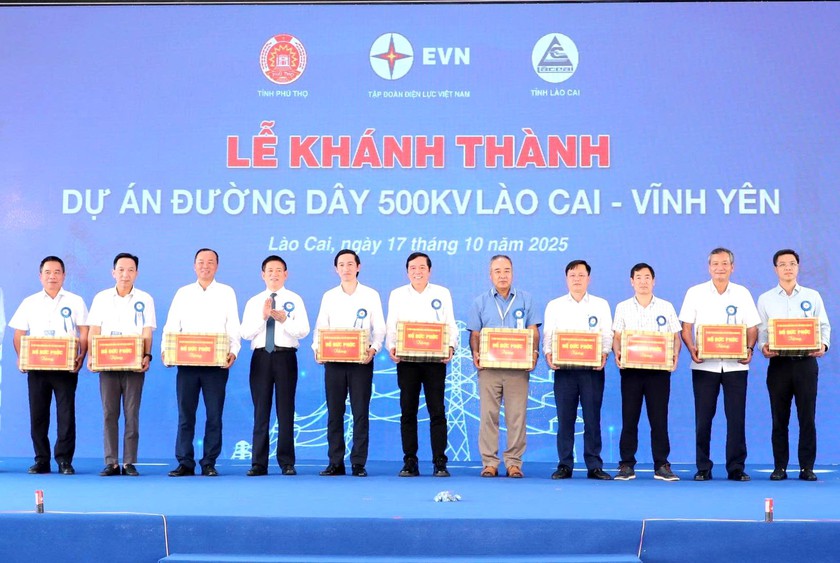 Khánh thành đường dây 500kV Lào Cai - Vĩnh Yên trước tiến độ phê duyệt gần 8 tháng - Ảnh 3.