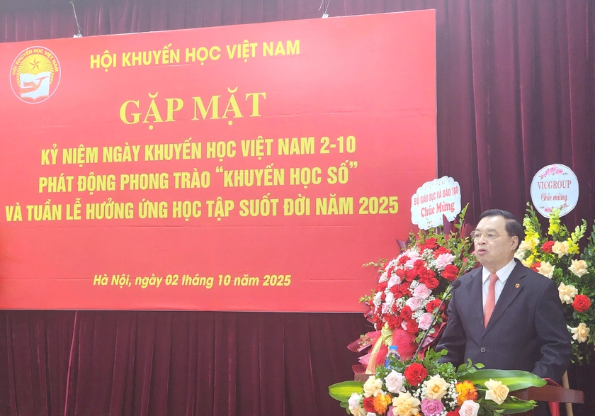 Kỷ niệm 29 năm Ngày Khuyến học Việt Nam 2/10: Gần 3 thập kỷ đồng hành cùng sự phát triển của đất nước - Ảnh 2.