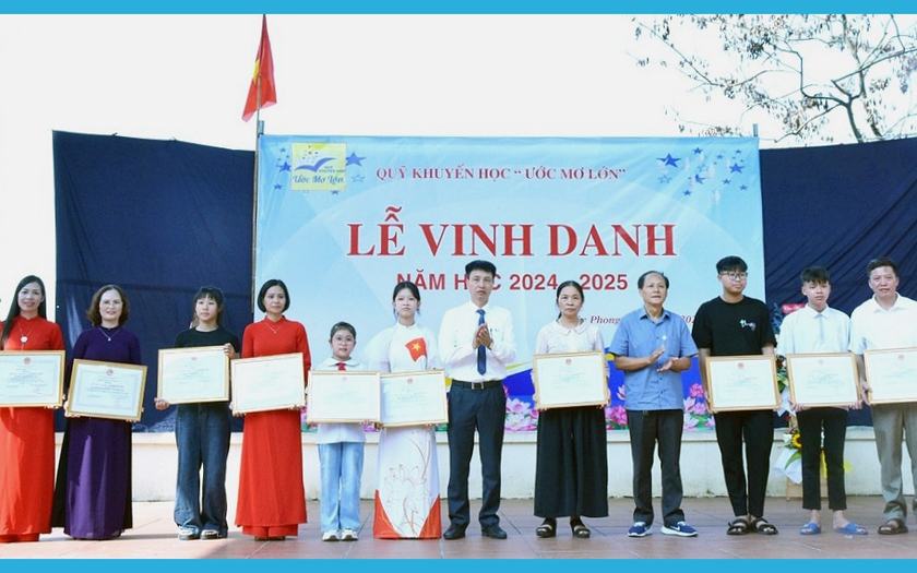 Quỹ khuyến học Ước mơ lớn vinh danh hơn 280 tập thể, cá nhân có thành tích xuất sắc - Ảnh 1.