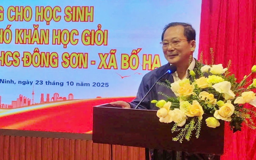 Hội Khuyến học tỉnh Bắc Ninh và nhà tài trợ trao học bổng 60 triệu đồng - Ảnh 3.