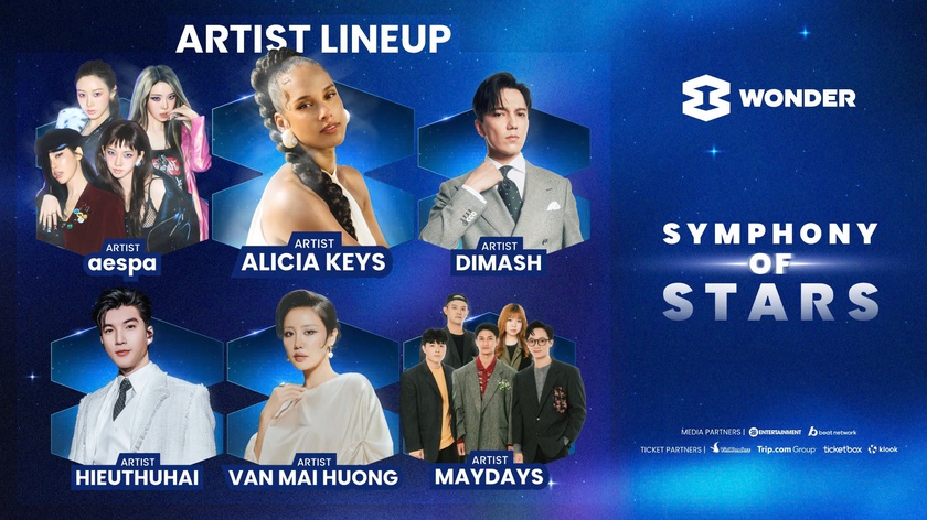 Alicia Keys, aespa, Dimash cùng dàn sao Việt “đổ bộ” 8Wonder Winter 2025 - Ảnh 1.