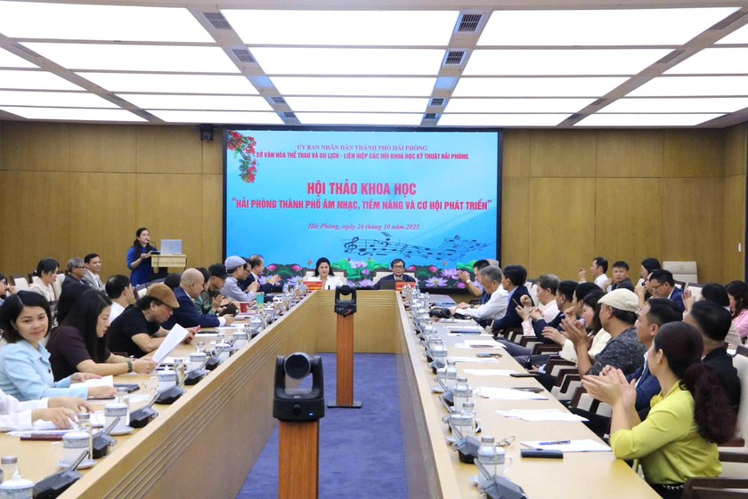 Hội thảo khoa học "Hải Phòng - Thành phố âm nhạc tiềm năng và cơ hội phát triển" - Ảnh 1.
