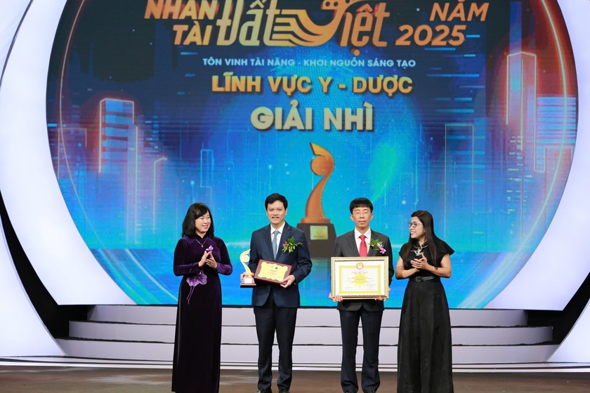 Tác giả/nhóm tác giả các công trình đạt Giải thưởng "Nhân tài Đất Việt" năm 2025 thuộc lĩnh vực Y - Dược- Ảnh 3. Tác giả/nhóm tác giả các công trình đạt Giải thưởng "Nhân tài Đất Việt" năm 2025 thuộc lĩnh vực Y - Dược- Ảnh 3.