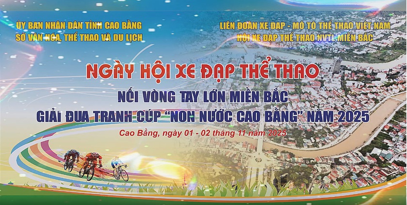 Khám phá vẻ đẹp non nước Cao Bằng cùng Ngày hội xe đạp thể thao Nối vòng tay lớn Miền Bắc - Ảnh 1.