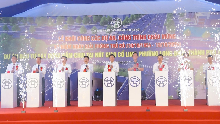 Hà Nội khởi công hầm chui Cổ Linh  - Ảnh 1.