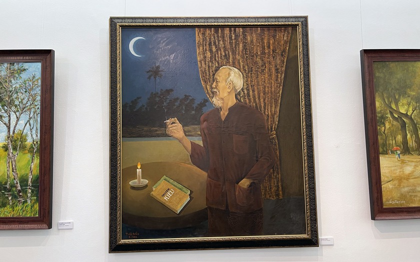 Họa sĩ Phạm Tuấn Dũng và đam mê hội họa bất tận với "Khoảnh trời riêng" - Ảnh 5.