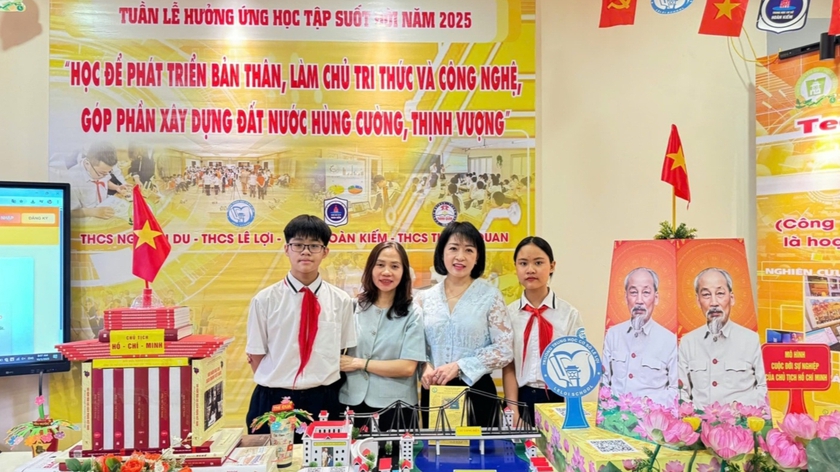 Một trường ở Hà Nội lan tỏa học tập suốt đời tới giáo viên, học sinh và phụ huynh - Ảnh 1.
