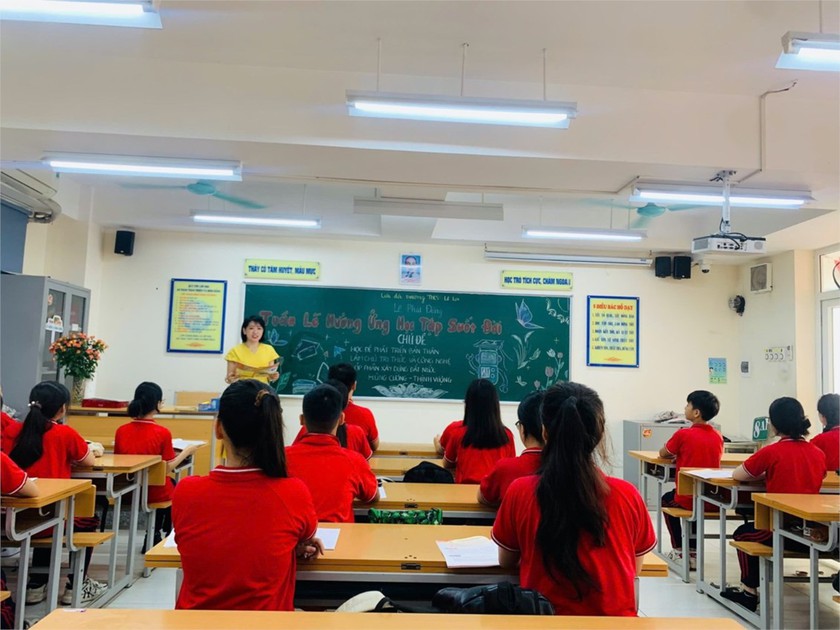 Một trường ở Hà Nội lan tỏa học tập suốt đời tới giáo viên, học sinh và phụ huynh - Ảnh 2.