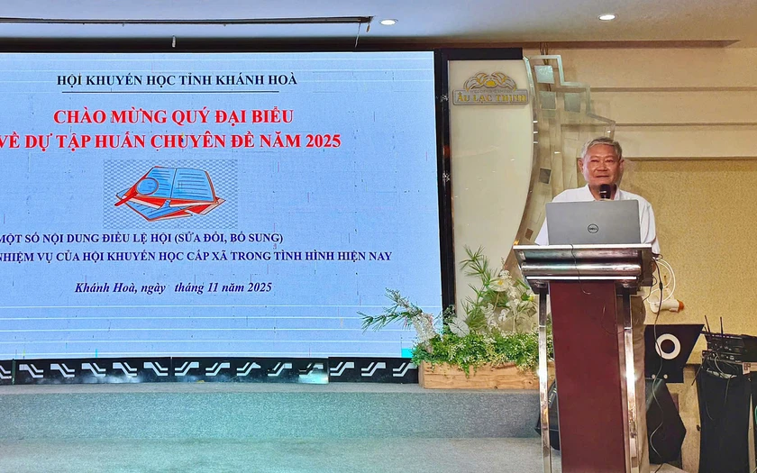 Khánh Hoà tập huấn công tác tổ chức hoạt động của trung tâm học tập cộng đồng - Ảnh 1.