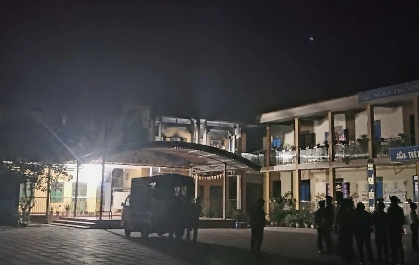  Lào Cai: Cháy trường mầm non ở xã Thác Bà, nghi có người tử vong - Ảnh 3.