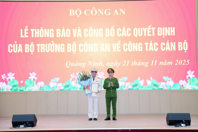 Quảng Ninh và Lạng Sơn có tân Giám đốc Công an tỉnh - Ảnh 1.