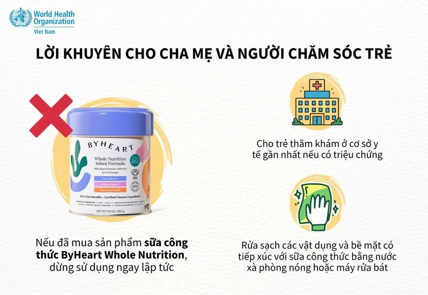 Bộ Y tế cảnh báo sữa ByHeart Whole Nutrition nhiễm khuẩn gây ngộ độc ở trẻ sơ sinh - Ảnh 3.
