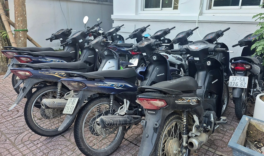 Công an Nghệ An triệt xoá ổ nhóm trộm xe mô tô liên tỉnh - Ảnh 2.