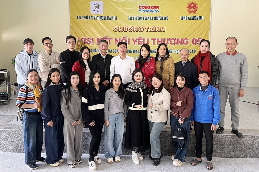 VISI kết nối yêu thương trao 160 triệu đồng cho đồng bào xã Nhôn Mai khắc phục bão lũ - Ảnh 26.