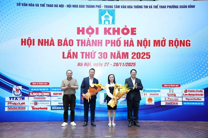 Dấu ấn 30 năm sân chơi thể thao, giao lưu của người làm báo Thủ đô - Ảnh 5.