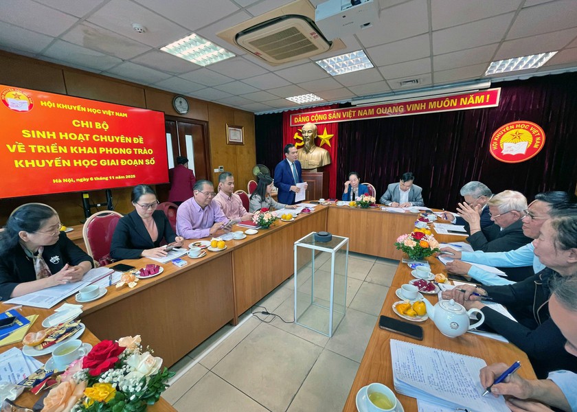 Chi bộ Hội Khuyến học Việt Nam ra chương trình hành động thực hiện khuyến học số  - Ảnh 5.