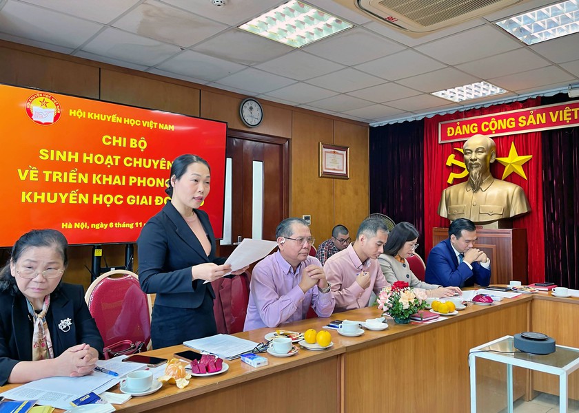 Chi bộ Hội Khuyến học Việt Nam ra chương trình hành động thực hiện khuyến học số - Ảnh 7.