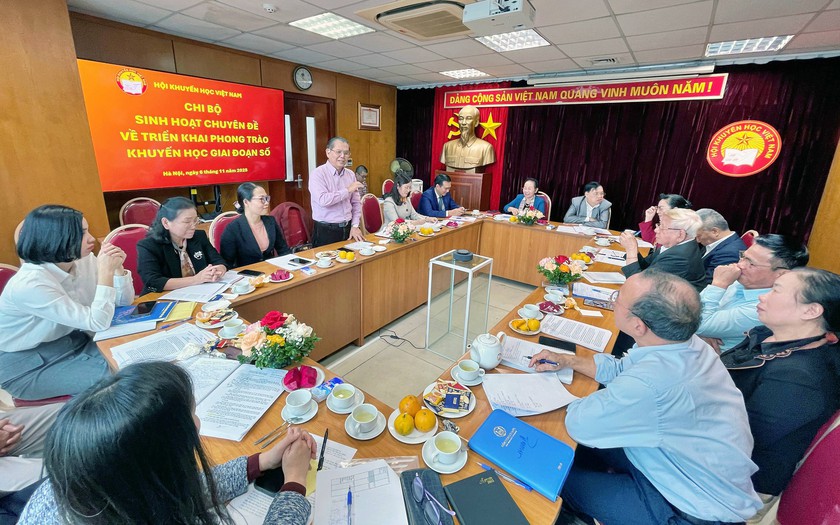 Chi bộ Hội Khuyến học Việt Nam ra chương trình hành động thực hiện khuyến học số - Ảnh 6.