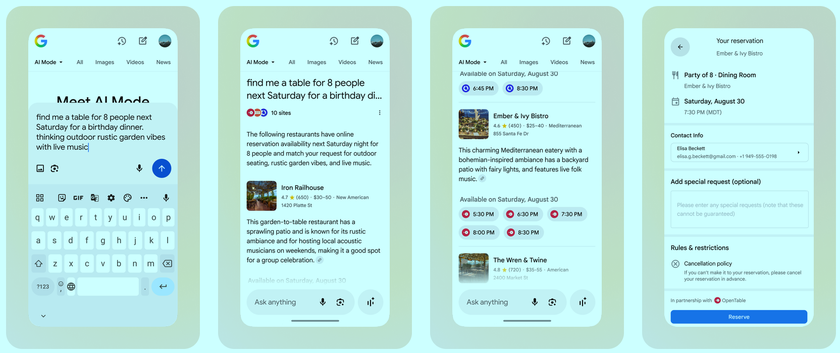 Chế độ AI của Google: Biến tìm kiếm thành trợ lý cá nhân giúp đặt lịch hẹn - Ảnh 1.
