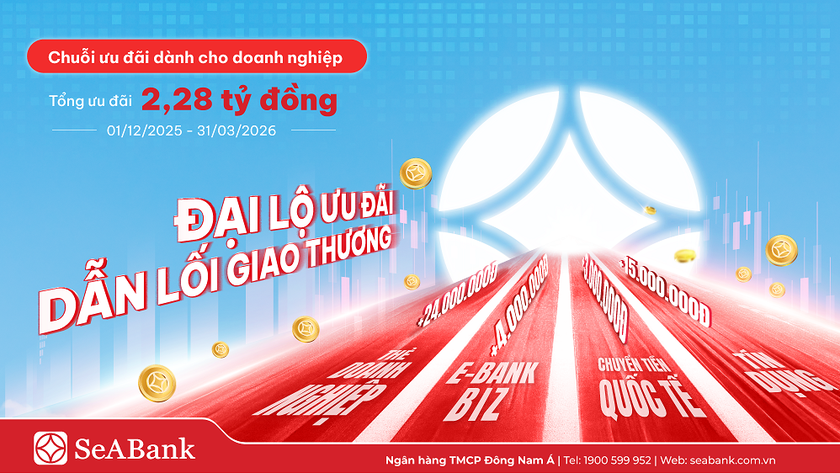 SeABank kích hoạt “đại lộ” ưu đãi cho đa dạng dịch vụ doanh nghiệp- Ảnh 1. SeABank kích hoạt “đại lộ” ưu đãi cho đa dạng dịch vụ doanh nghiệp- Ảnh 1.