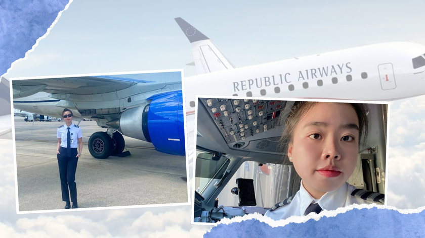 Nữ gen Z Việt tài ba, là cơ phó của hãng máy bay Mỹ - Ảnh 1.