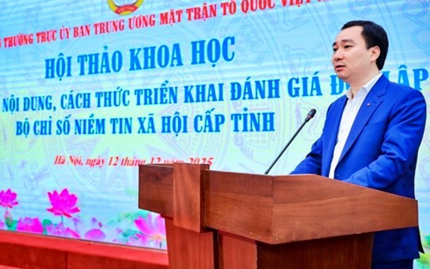 Giải pháp và cách thức triển khai đánh giá độc lập bộ chỉ số niềm tin xã hội của MTTQ Việt Nam - Ảnh 2.