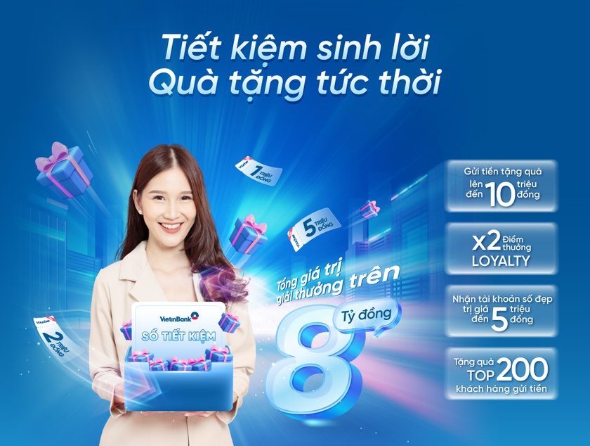 VietinBank tặng thêm ưu đãi cho khách hàng gửi tiết kiệm cuối năm - Ảnh 1.