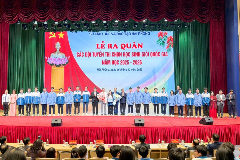Hải phòng ra quân các Đội tuyển thi chọn học sinh giỏi quốc gia - Ảnh 4.