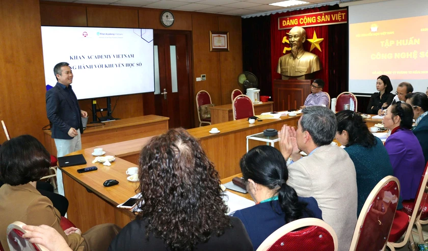 Trung ương Hội khuyến học Việt Nam mở lớp tập huấn AI trong gi&aacute;o dục v&agrave; lớp học mở khuyến học số - Ảnh 3.