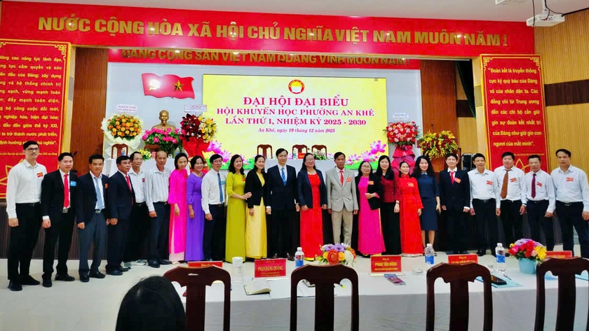 Hội Khuyến học An Kh&ecirc; tổ chức đại hội lần thứ 1, nhiệm kỳ 2025-2030 - Ảnh 3.