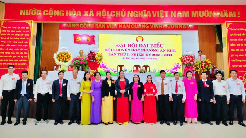 Hội Khuyến học An Kh&ecirc; tổ chức đại hội lần thứ 1, nhiệm kỳ 2025-2030 - Ảnh 2.