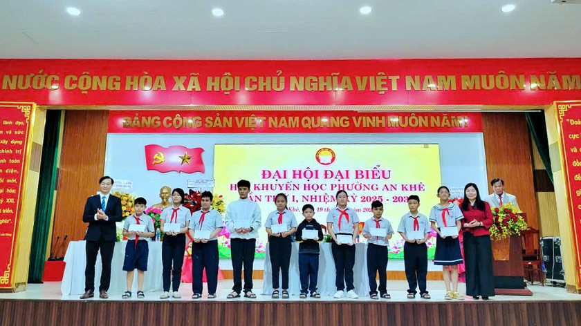 Hội Khuyến học An Kh&ecirc; tổ chức đại hội lần thứ 1, nhiệm kỳ 2025-2030 - Ảnh 4.