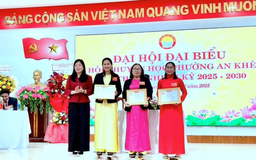 Hội Khuyến học An Kh&ecirc; tổ chức đại hội lần thứ 1, nhiệm kỳ 2025-2030 - Ảnh 1.