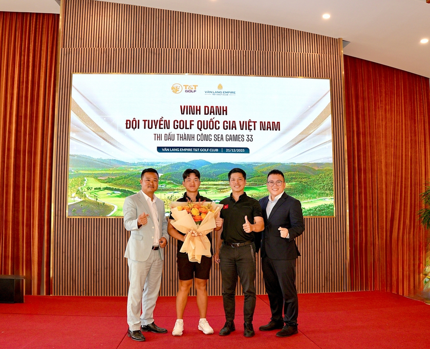 T&T Golf v&agrave; Vietravel Airlines vinh danh, tiếp sức Đội tuyển Golf Quốc gia Việt Nam sau SEA Games 33 - Ảnh 1.