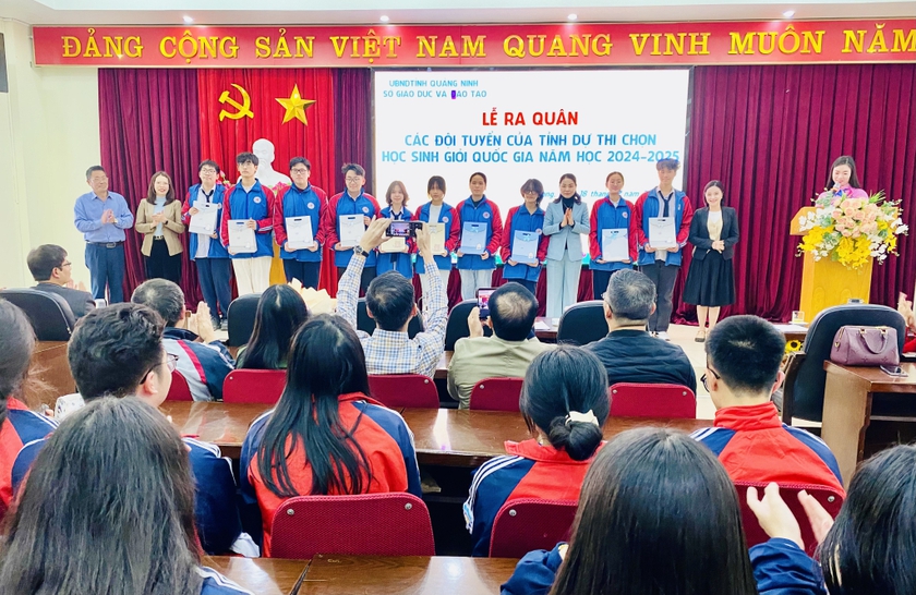 Quảng Ninh c&oacute; nhiều học sinh đoạt giải cao nhờ quan t&acirc;m, n&acirc;ng cao chất lượng thi học sinh giỏi - Ảnh 1.