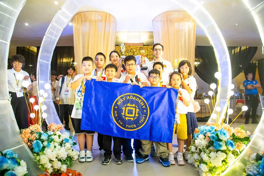 8 học sinh Mayers xuất sắc gi&agrave;nh huy chương tại kỳ thi To&aacute;n v&agrave; Khoa học Quốc tế WMSC 2025 - Ảnh 3.