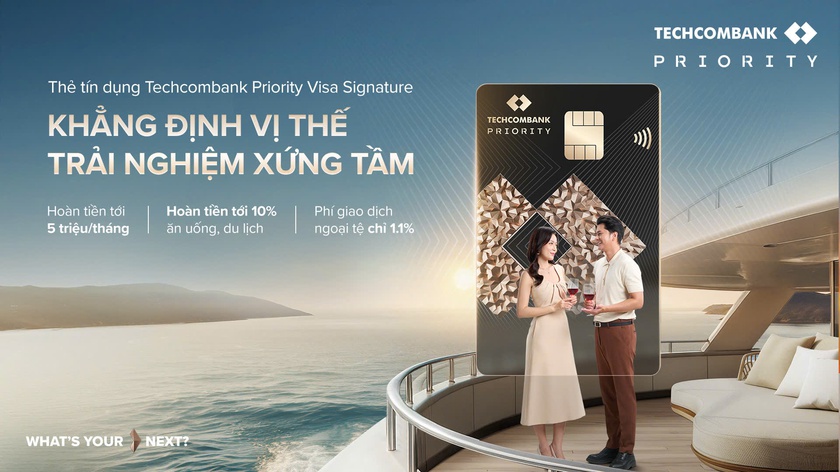 Techcombank Priority Visa Signature: Biểu tượng quyền lực - mở khóa chuẩn sống đỉnh cao- Ảnh 1. Techcombank Priority Visa Signature: Biểu tượng quyền lực - mở khóa chuẩn sống đỉnh cao- Ảnh 1.