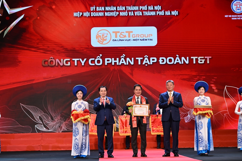 T&T Group được vinh danh tại Lễ t&ocirc;n vinh doanh nh&acirc;n, doanh nghiệp Thăng Long 2025- Ảnh 1.