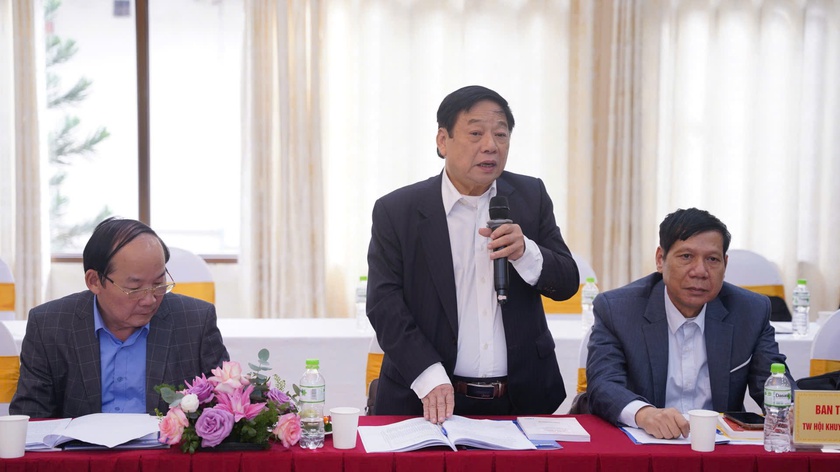 Hội nghị Ban Thường vụ Hội Khuyến học Việt Nam lần thứ 9 kh&oacute;a VI, nhiệm kỳ 2021-2026 - Ảnh 11.