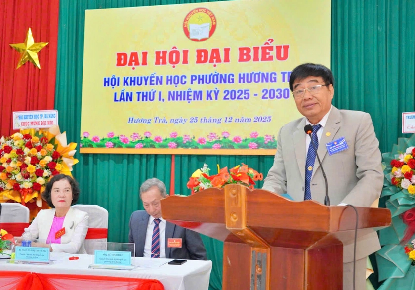 Phường Hương Tr&agrave; (Đ&agrave; Nẵng) tổ chức Đại hội Khuyến học lần thứ I, nhiệm kỳ 2025-2030 - Ảnh 5.