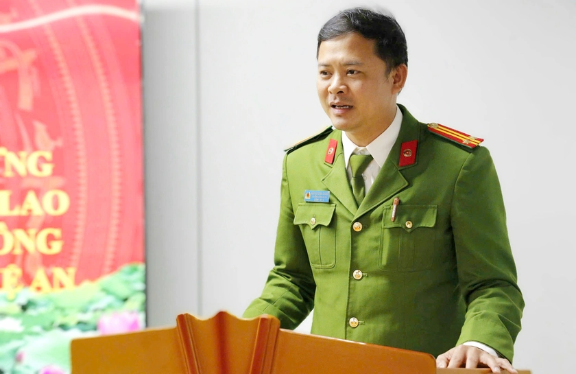 Ra mắt mô hình 'an ninh vững vàng, doanh nghiệp vững mạnh, yên tâm sản xuất' - Ảnh 1.