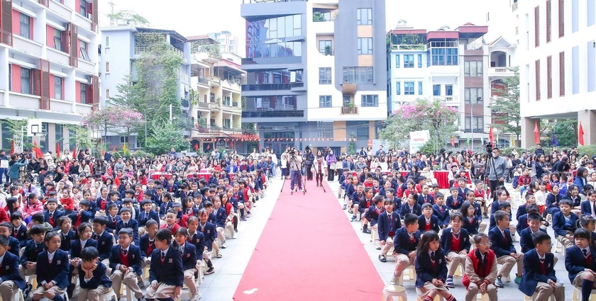 Lễ trao giải Cuộc thi vẽ tranh Bảo vệ m&ocirc;i trường trong học đường, chủ đề &ldquo;S&acirc;n trường mơ ước của em" - Ảnh 4.