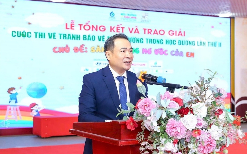 Lễ trao giải Cuộc thi vẽ tranh Bảo vệ m&ocirc;i trường trong học đường, chủ đề &ldquo;S&acirc;n trường mơ ước của em" - Ảnh 1.