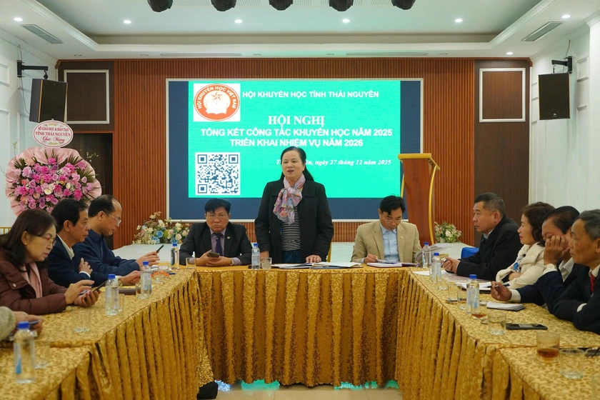 Hội Khuyến học Th&aacute;i Nguy&ecirc;n nỗ lực giữ nhịp phong tr&agrave;o trong bối cảnh sắp xếp tổ chức bộ m&aacute;y - Ảnh 1.