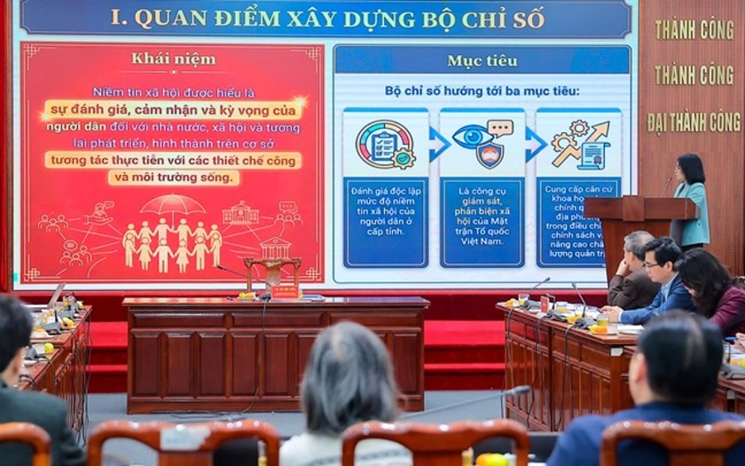 Đ&aacute;nh gi&aacute; độc lập Bộ chỉ số Niềm tin x&atilde; hội cấp tỉnh - Ảnh 2.