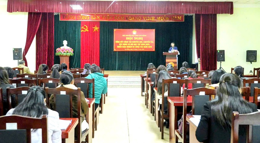 Khuyến học Cao Bằng hướng tới mục ti&ecirc;u lan tỏa mạnh mẽ tinh thần học tập suốt đời - Ảnh 2.