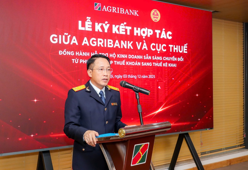 Agribank và Cục Thuế ký kết hợp tác, hỗ trợ hộ kinh doanh chuyển đổi từ phương pháp thuế khoán sang thuế kê khai- Ảnh 2.